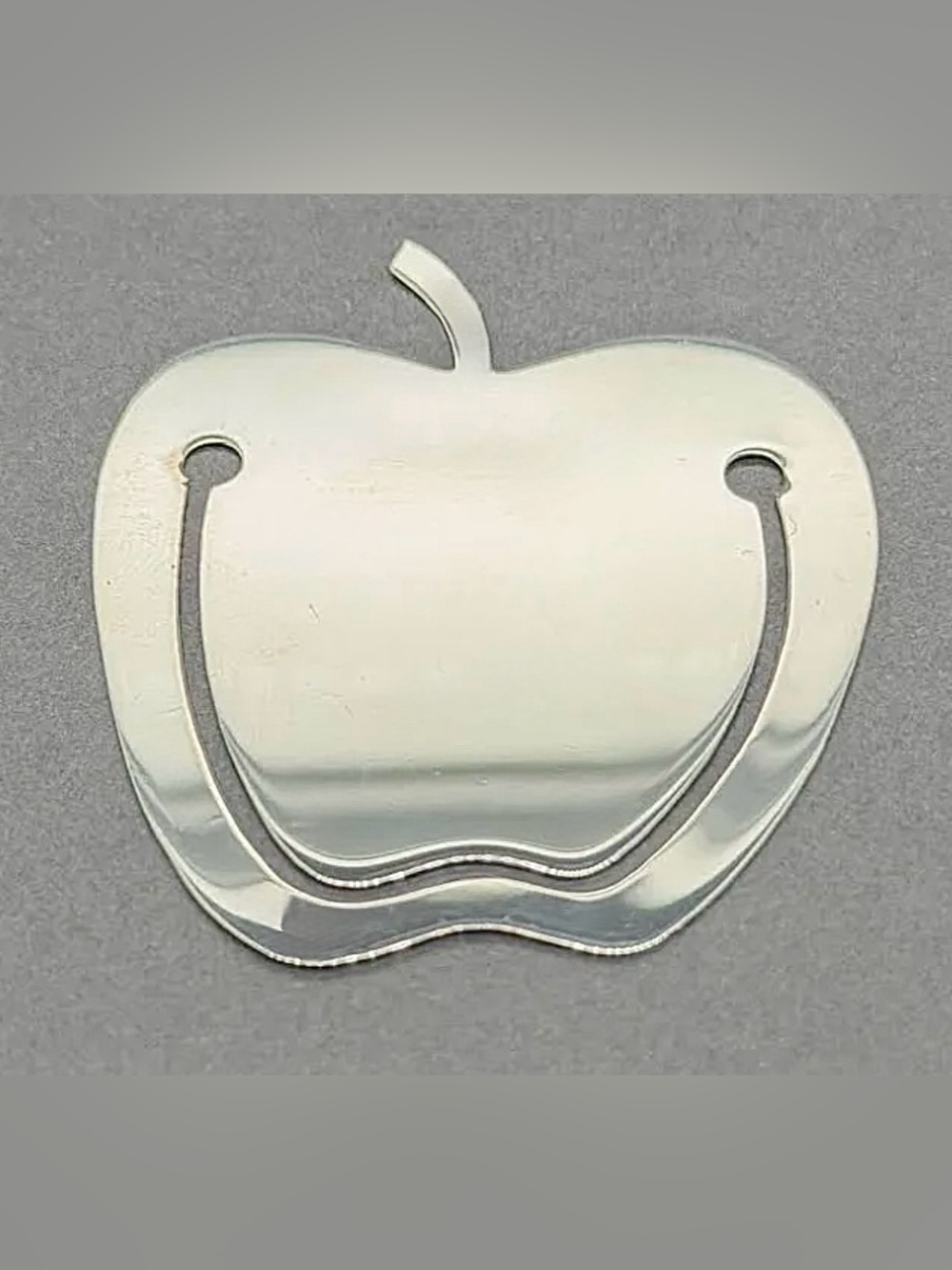 Tiffany & Co. 925 Sterling Silver Apple Bookmark, Tiffany & Co. Silver Bookmark